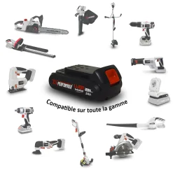 X-Performer 20v Boormachine Xp2cid20li + Decoupeerzaag Xpjs20li - Hout/staal + 2 X 2ah Accu's + Lader