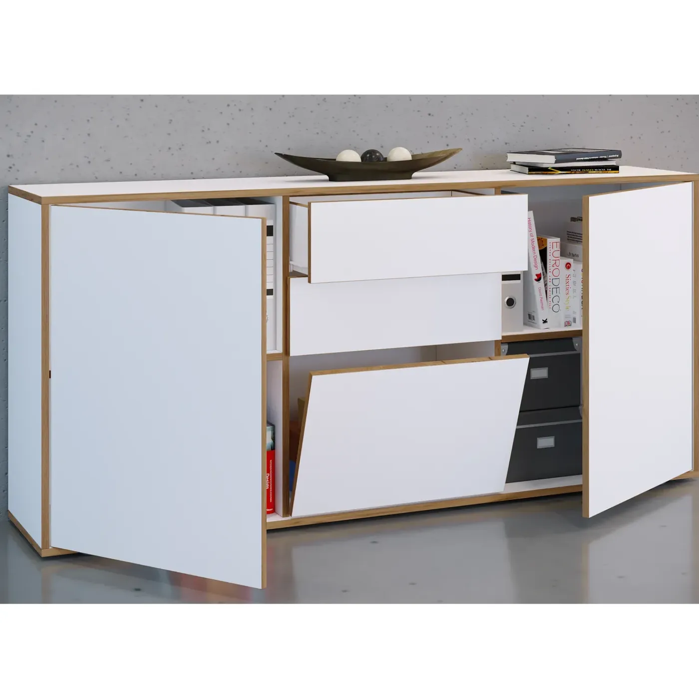 VCM Dressoir Salia H. 74 X B. 160 X T. 33 Cm