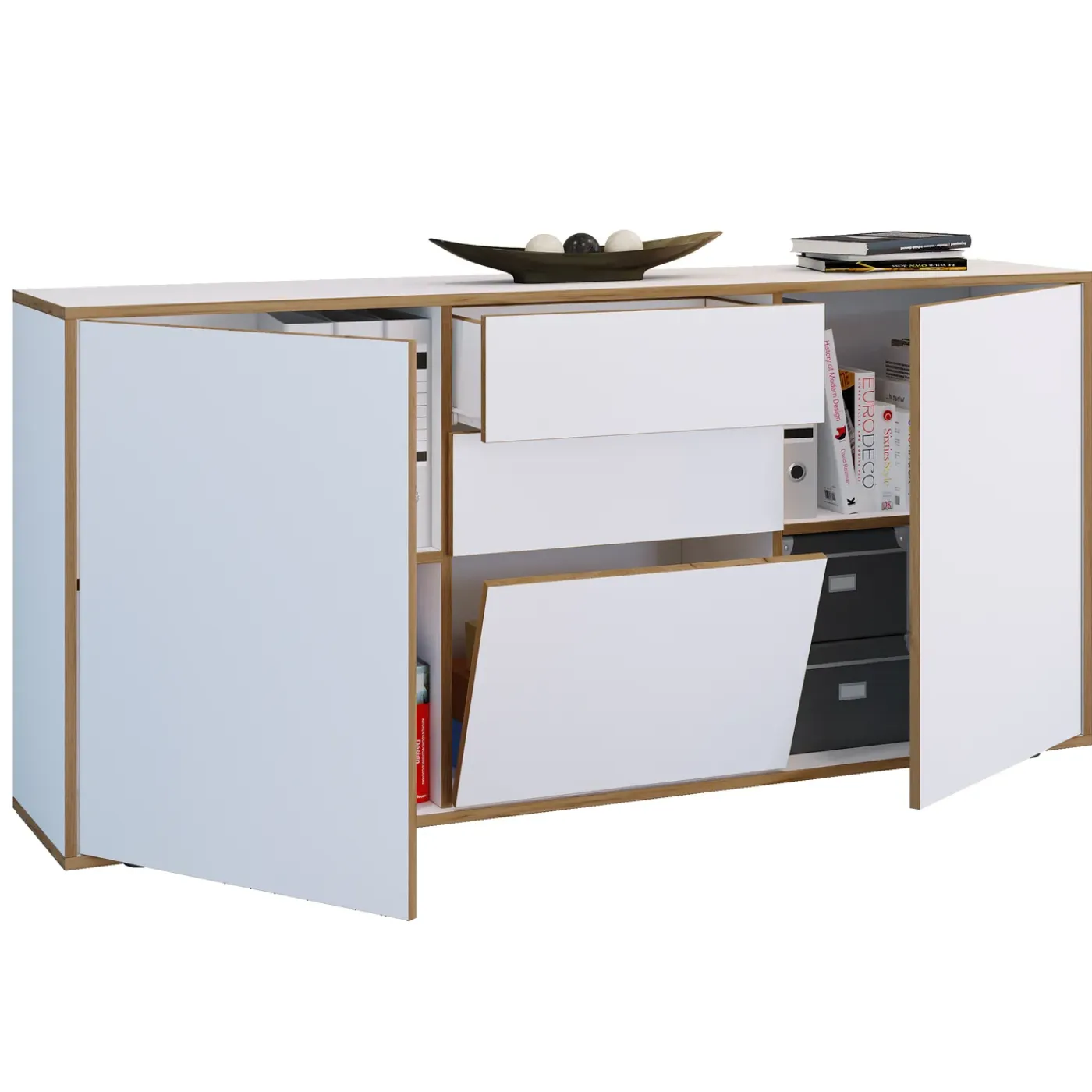 VCM Dressoir Salia H. 74 X B. 160 X T. 33 Cm