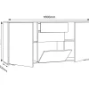 VCM Dressoir Salia H. 74 X B. 160 X T. 33 Cm