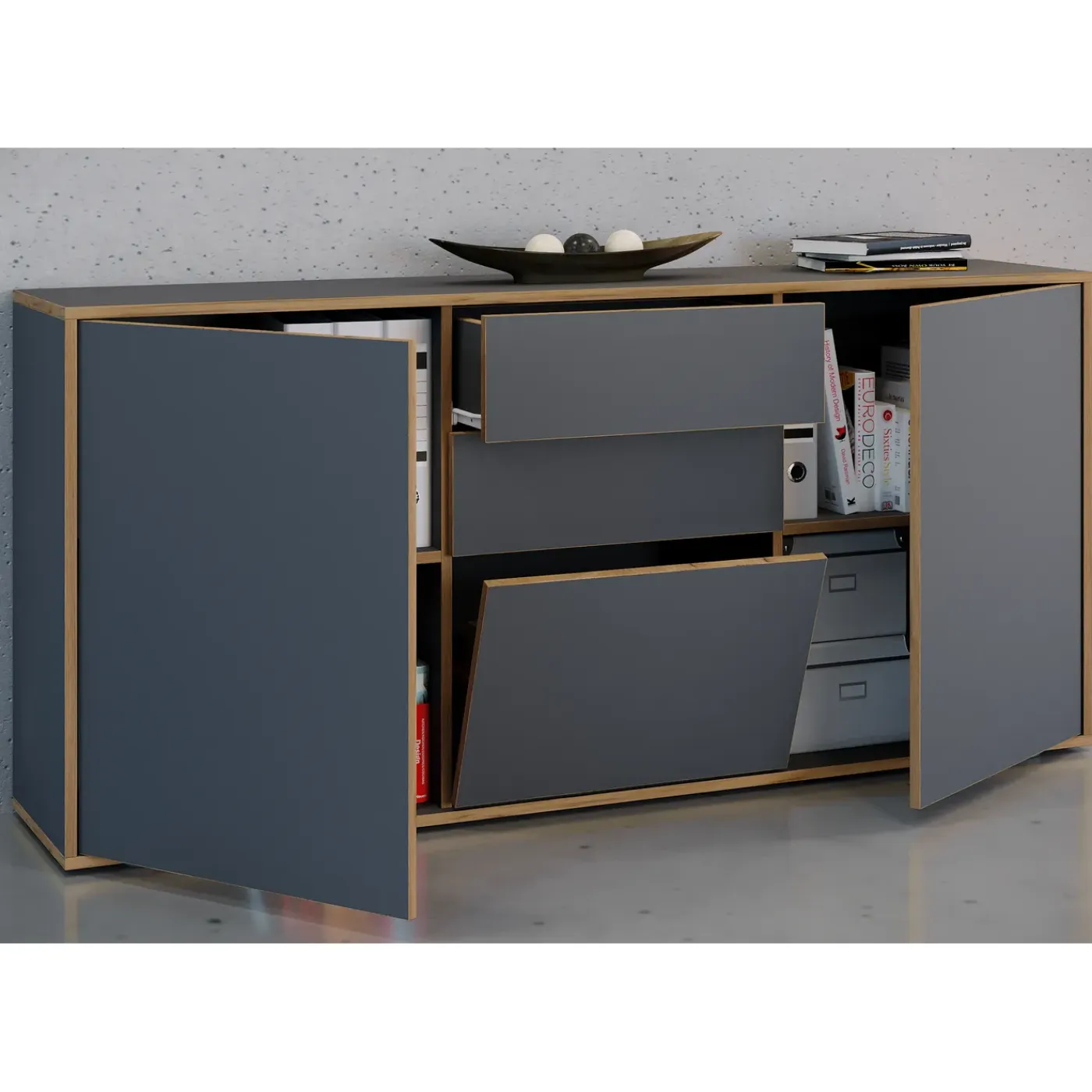 VCM Dressoir Salia H. 74 X B. 160 X T. 33 Cm