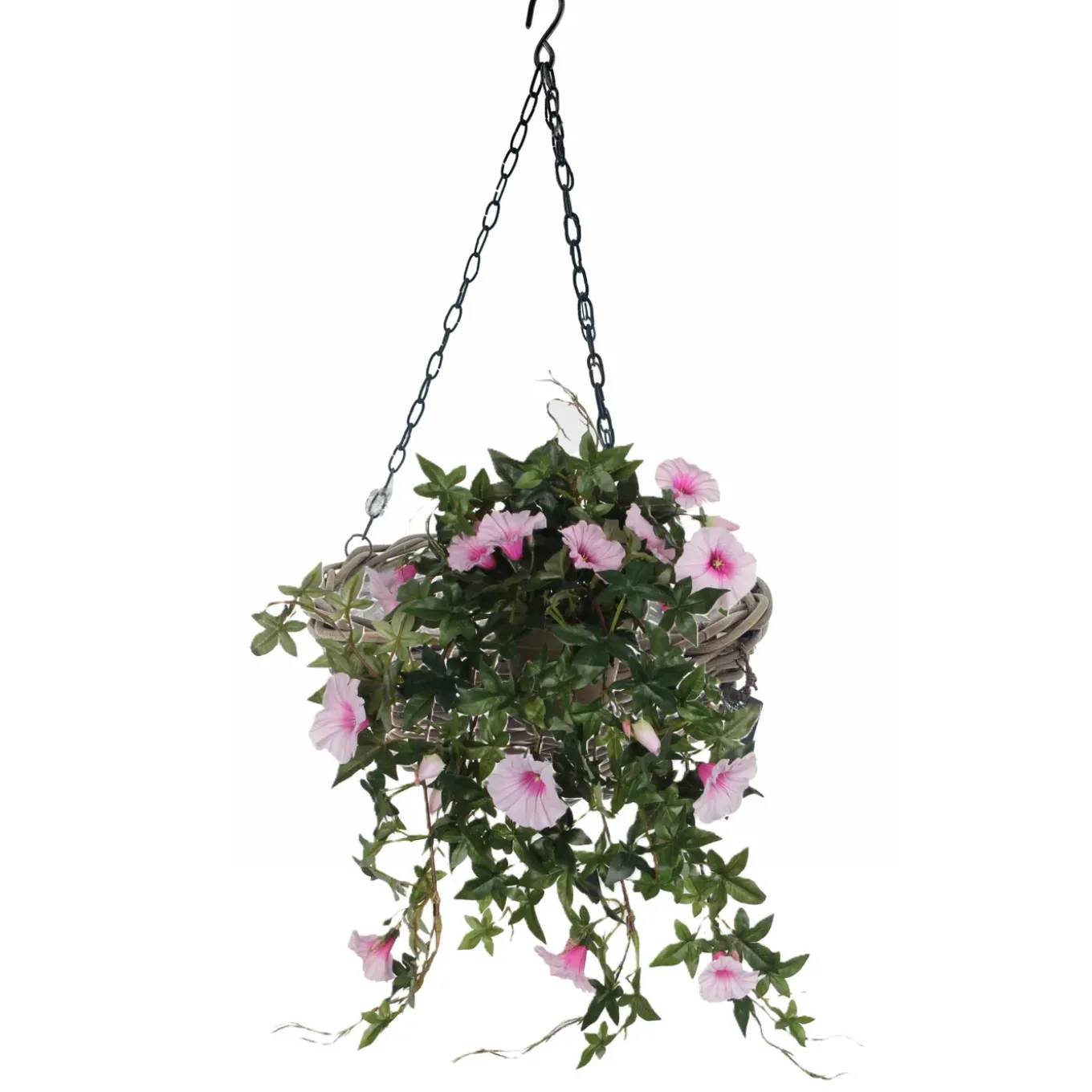 Vd Leeden Hangmand Rotan – D30 Cm - Gevlochten - Hangend