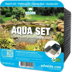 vdvelde - Aqua Set Vijver - Mand, Substraat, Klei, Voeding & Grind