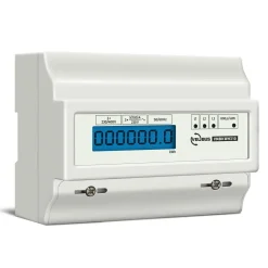 Velleman Energiemeter Din 3 Fasen, Stroommeter, Kwh Meter Voor Din-railmontage