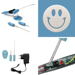 Velleman 3-in-1 Piepschuimsnijder, Met 3 Verwisselbare Opzetstukken: Gloeidraad, Warm Snijmes En Gra