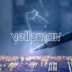Velleman Loeplamp met klem, zwenkarm, aan/uit-schakelaar, Metaal