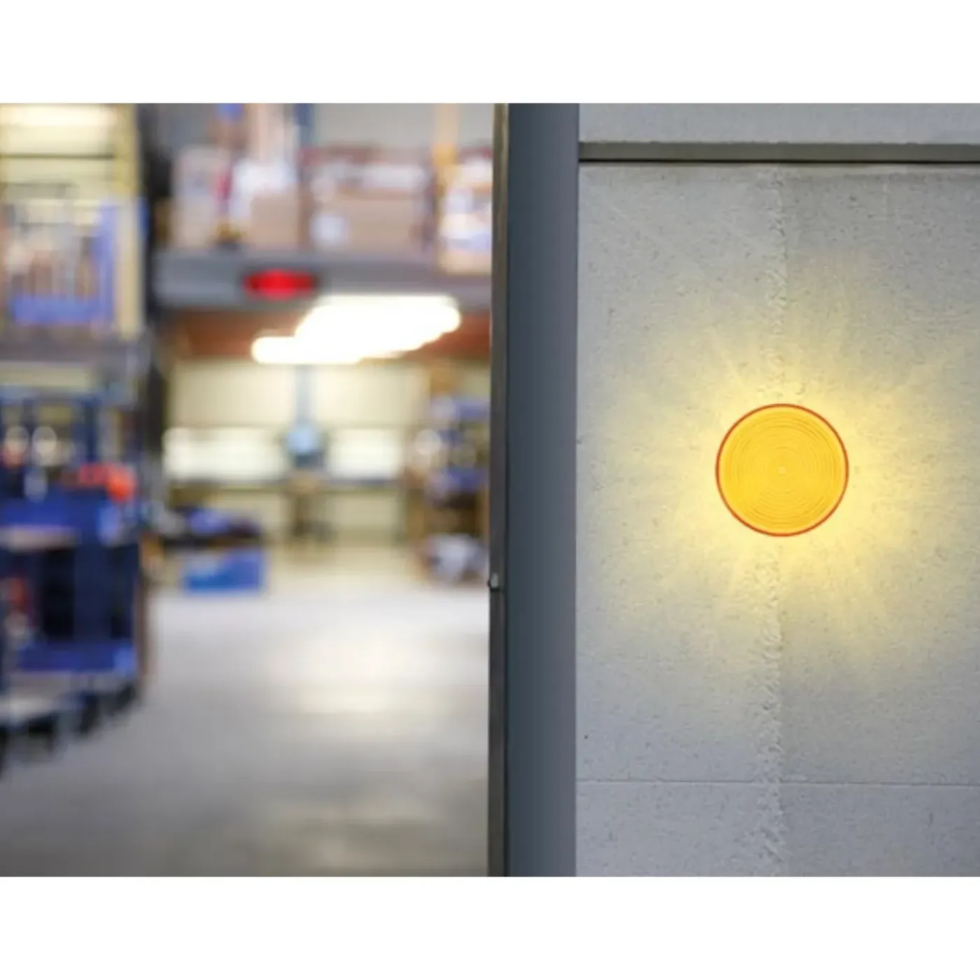 Velleman Oranje Led-knipperlicht, Gebruik Binnenshuis, 12 Vdc, 15 Witte Leds, Ip20, Abs/acryl