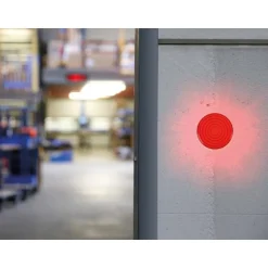 Velleman Rode Led-knipperlicht, Gebruik Binnenshuis, 12 Vdc, 15 Witte Leds, Ip20, Abs/acryl
