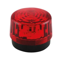 Velleman Rode Led-knipperlicht, Gebruik Binnenshuis, 12 Vdc, 15 Witte Leds, Ip20, Abs/acryl