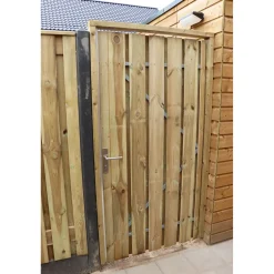 Vence - Tuinpoort Compleet - Grenen - 200 Cm Hoog - 120 Cm Breed