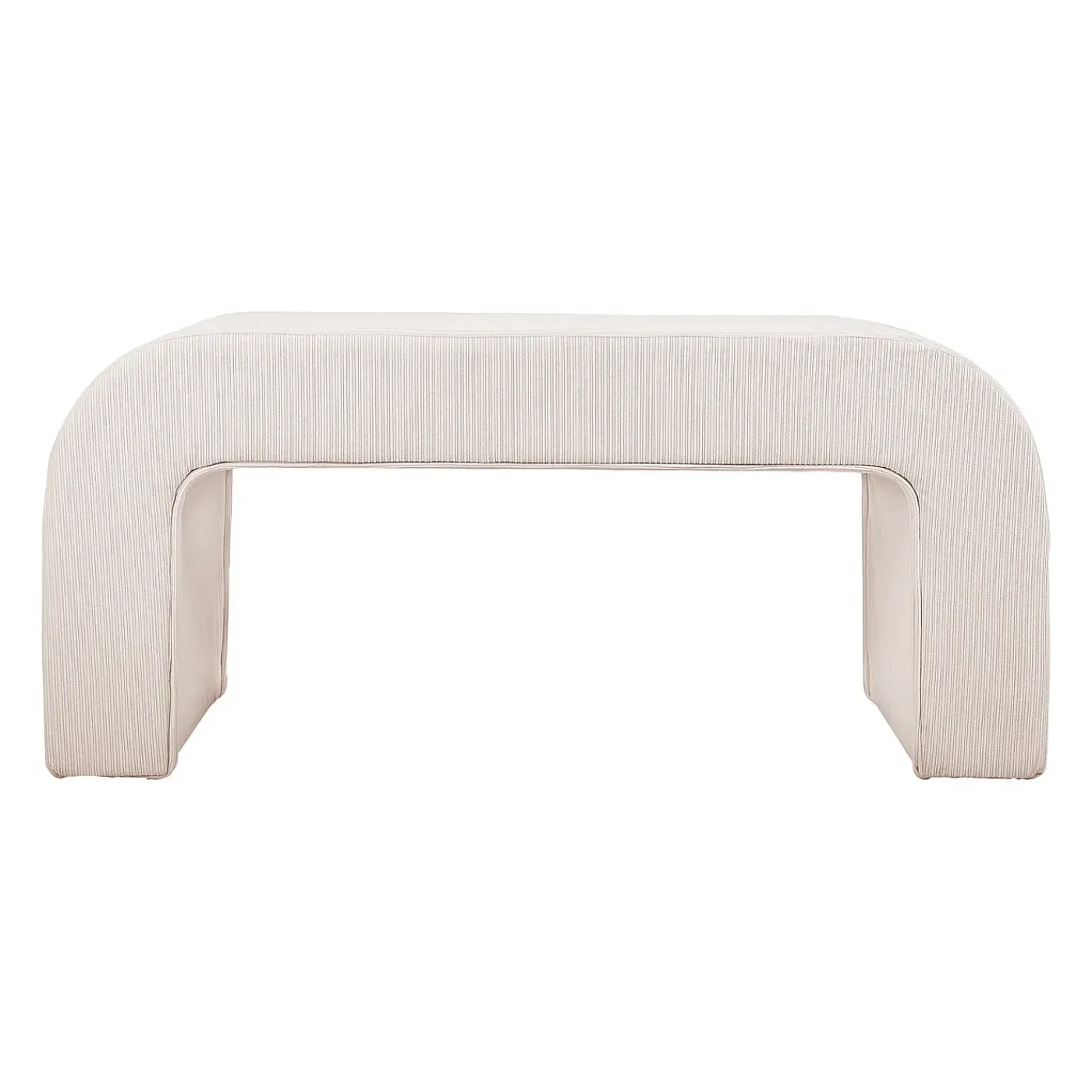 Vente-unique Bankje Calvelo Beige - L 110cm X B 41cm X H 46cm