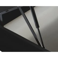 Vente-unique Bedbodem Met Opbergruimte Hestia Zwart - L 200cm X B 120cm X H 30cm