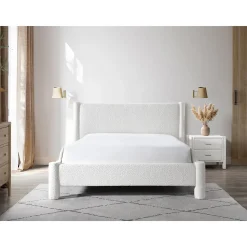 Vente-unique Bedside Table Conomo Wit - L 61cm X B 42cm X H 56cm