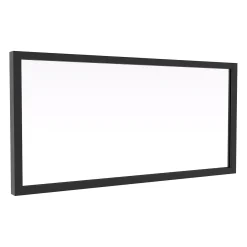 Vente-unique Bovenlicht Seneca Zwart - L 83cm X B 3.5cm X H 40cm