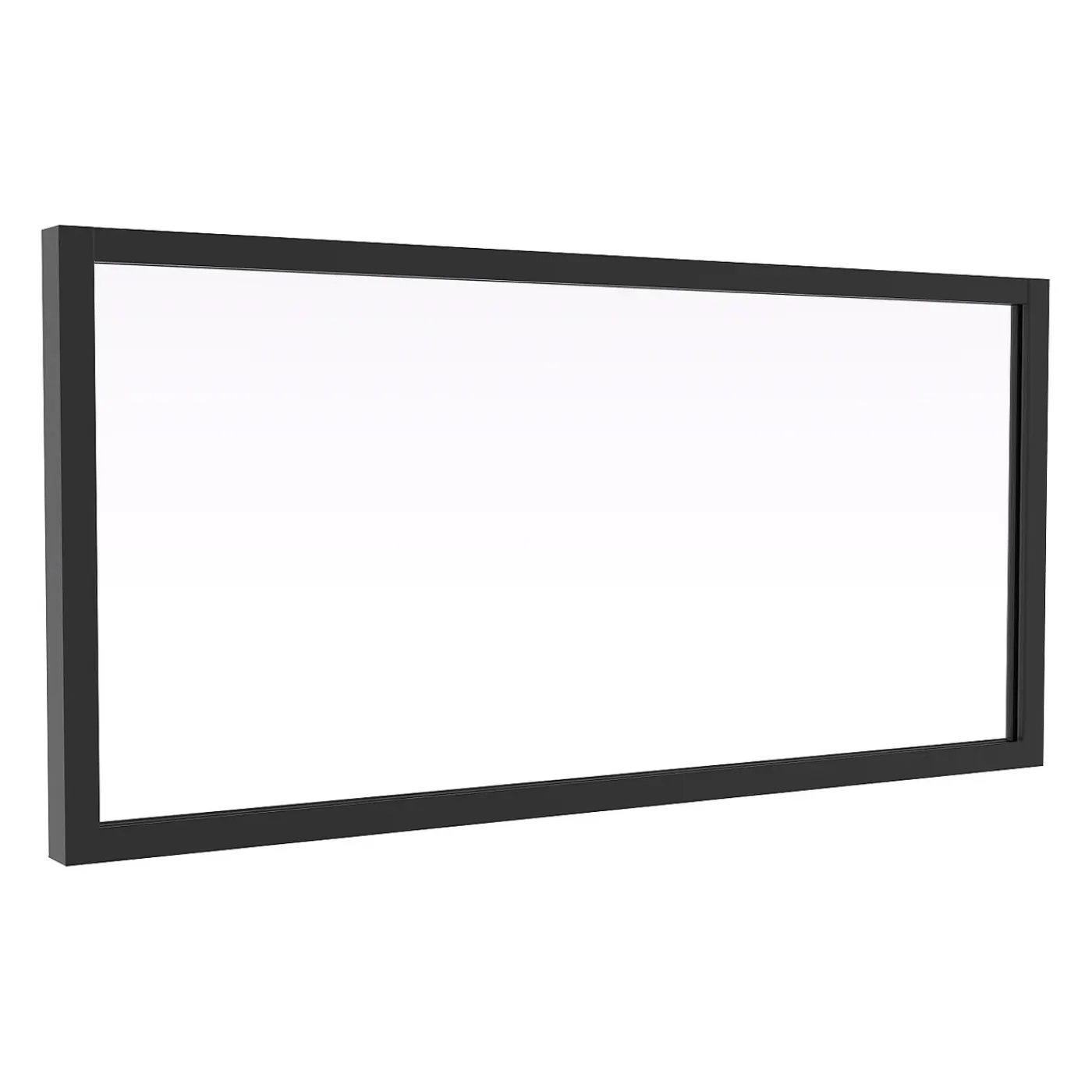 Vente-unique Bovenlicht Seneca Zwart - L 83cm X B 3.5cm X H 40cm