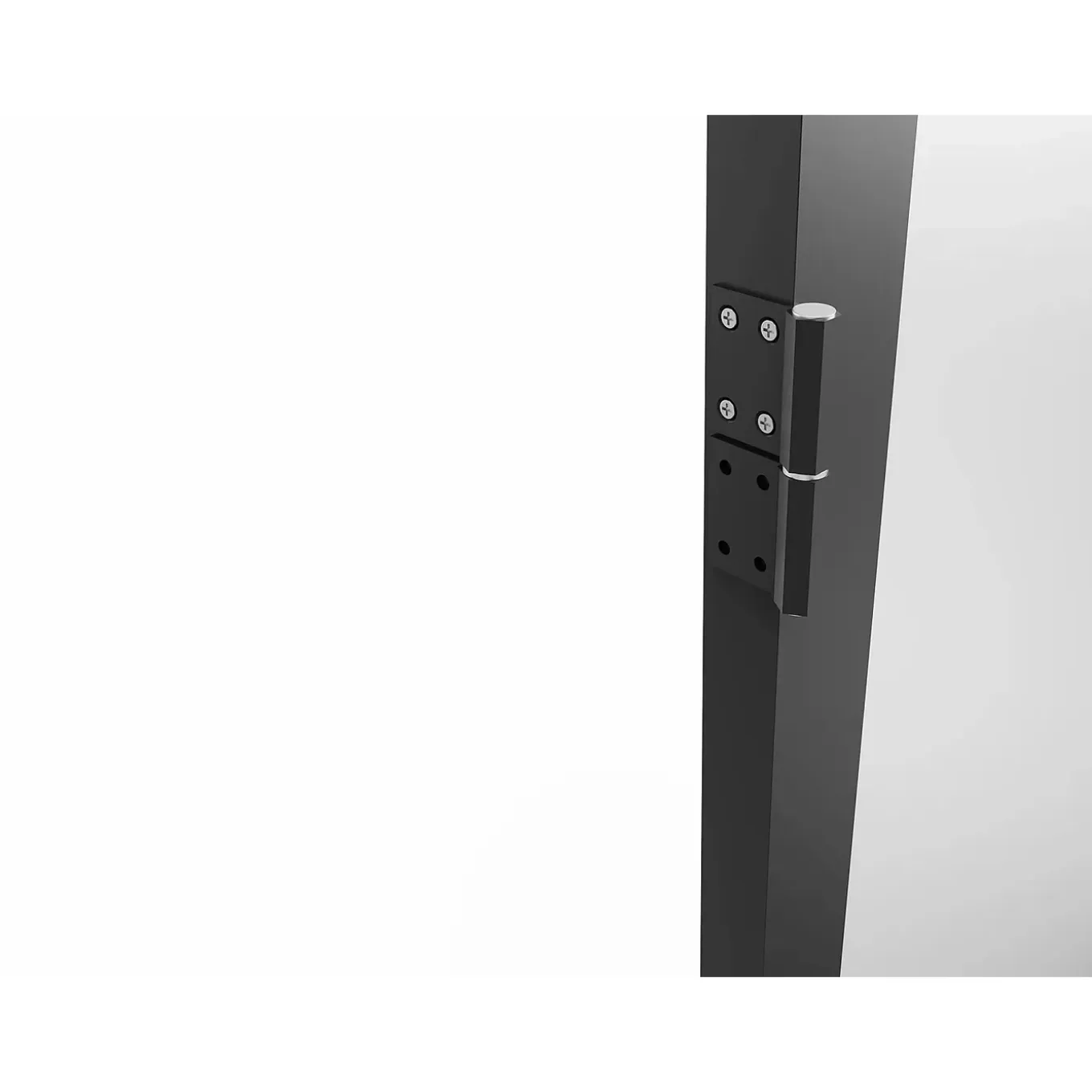 Vente-unique Deur Blok Loxton Zwart - L 93cm X B 3.5cm X H 204cm