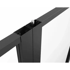 Vente-unique Deur Blok Loxton Zwart - L 73cm X B 3.5cm X H 204cm