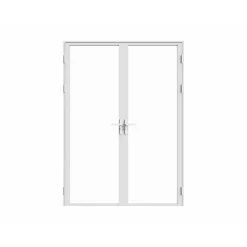 Vente-unique Deur Blok Loxton Wit - L 93cm X B 3.5cm X H 204cm