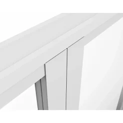 Vente-unique Deur Blok Loxton Wit - L 93cm X B 3.5cm X H 204cm