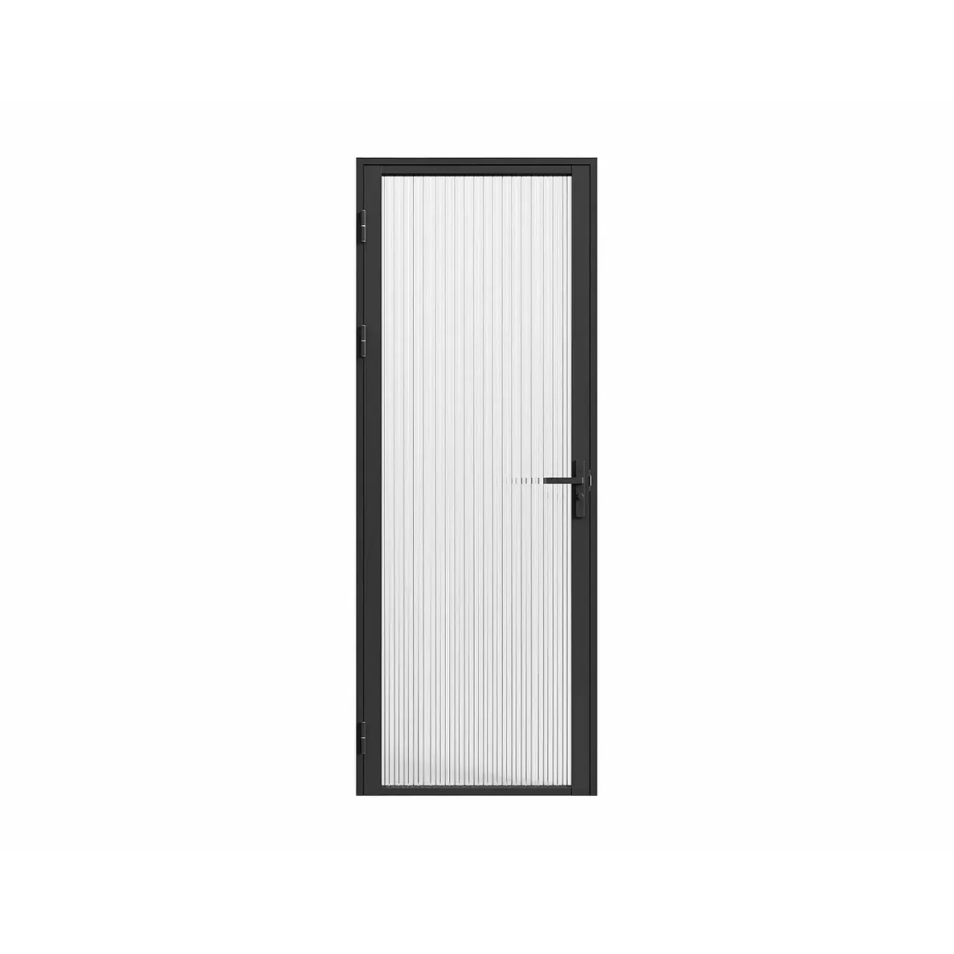 Vente-unique Deur Blok Loxton Zwart - L 83cm X B 3.5cm X H 204cm