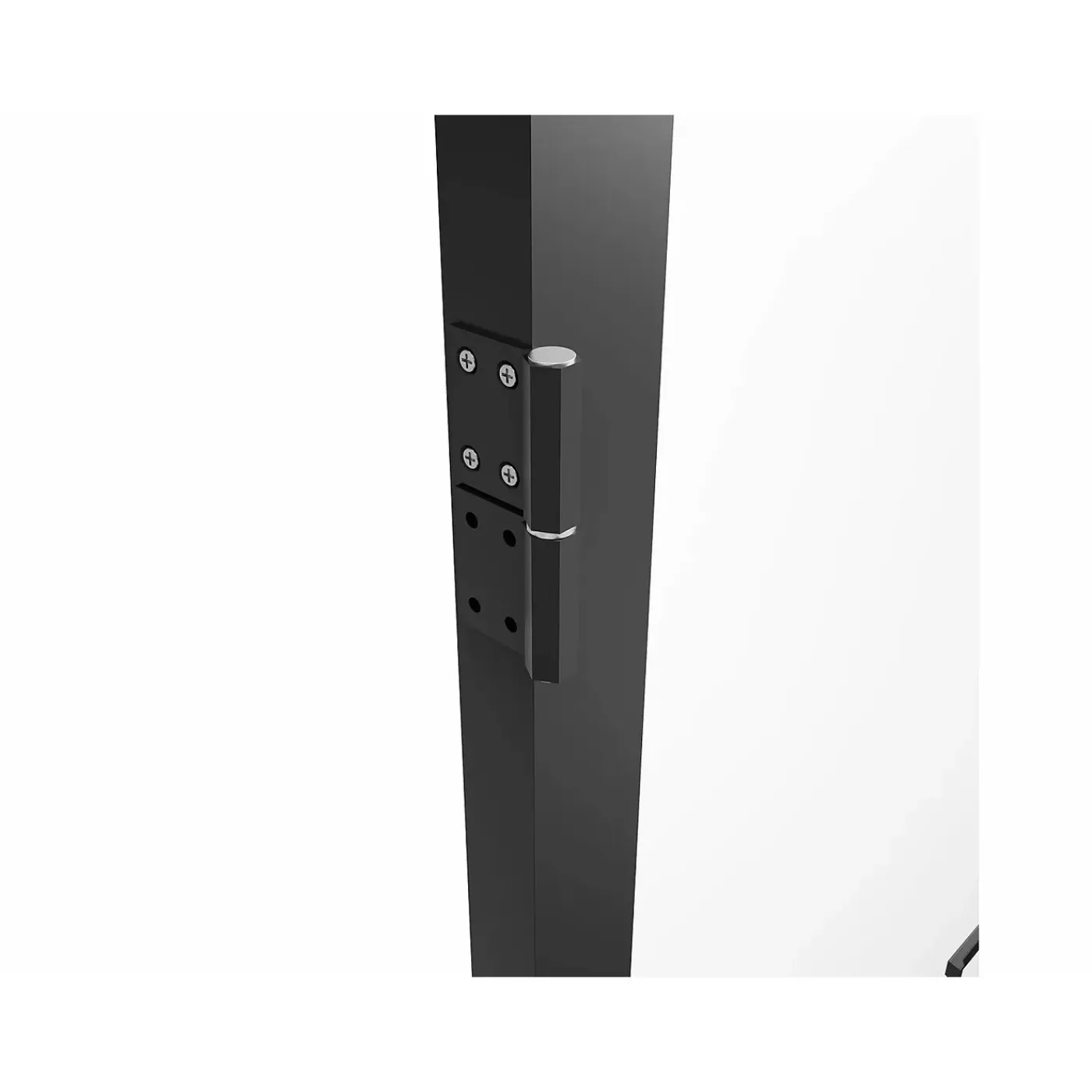 Vente-unique Deur Blok Loxton Zwart - L 93cm X B 3.5cm X H 204cm