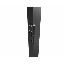 Vente-unique Deur Blok Loxton Zwart - L 93cm X B 3.5cm X H 204cm