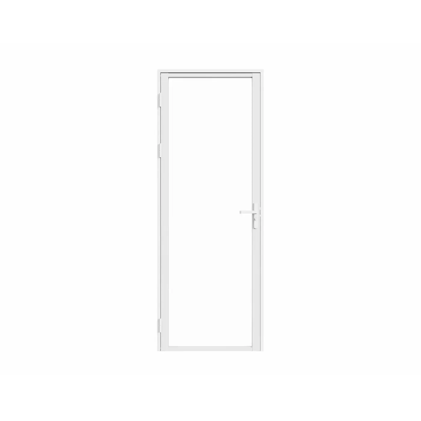 Vente-unique Deur Blok Loxton Wit - L 93cm X B 3.5cm X H 204cm