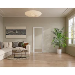 Vente-unique Deur Blok Loxton Wit - L 93cm X B 3.5cm X H 204cm