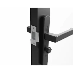 Vente-unique Deur Blok Maseru Zwart - L 83cm X B 3.5cm X H 204cm