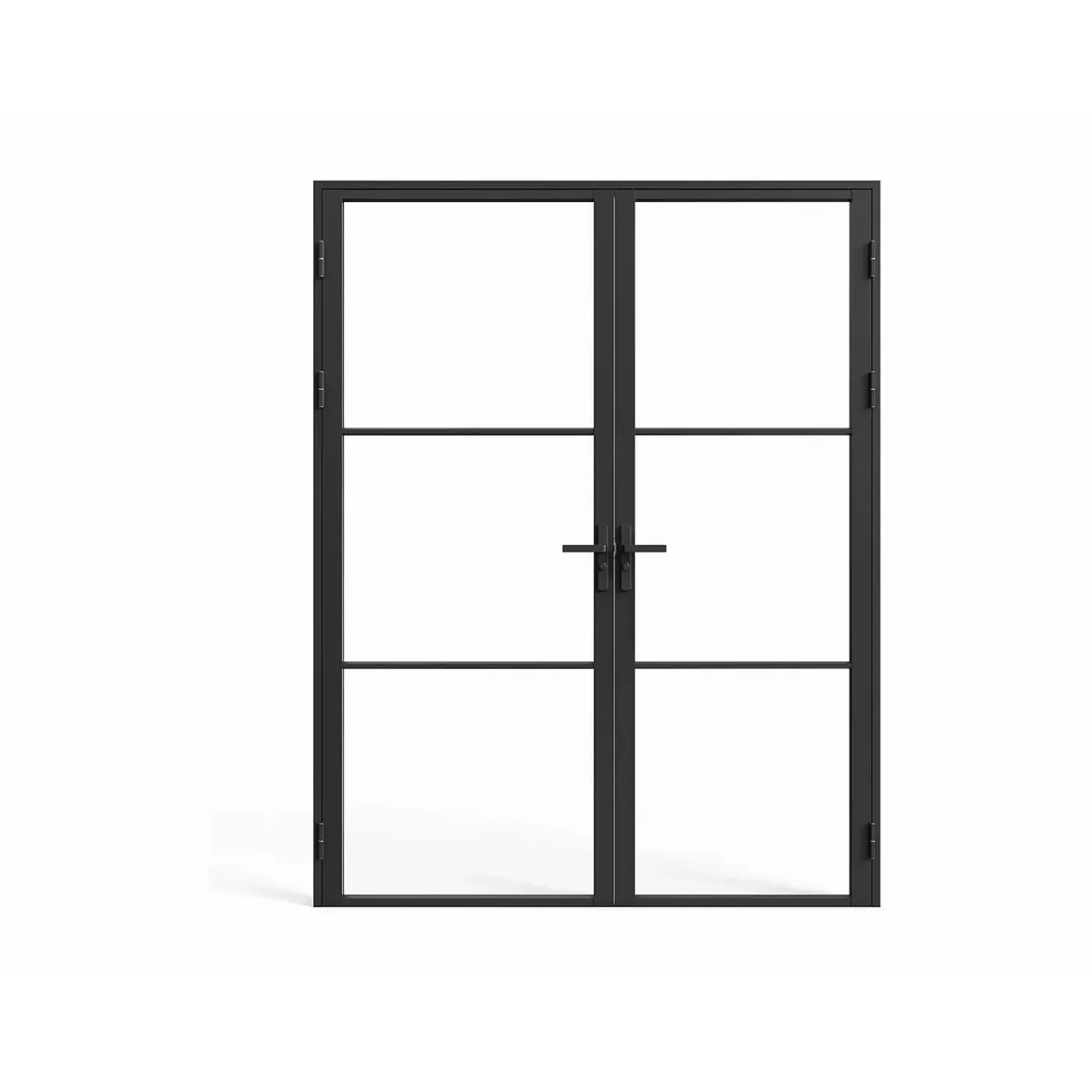 Vente-unique Deur Blok Maseru Zwart - L 83cm X B 3.5cm X H 204cm