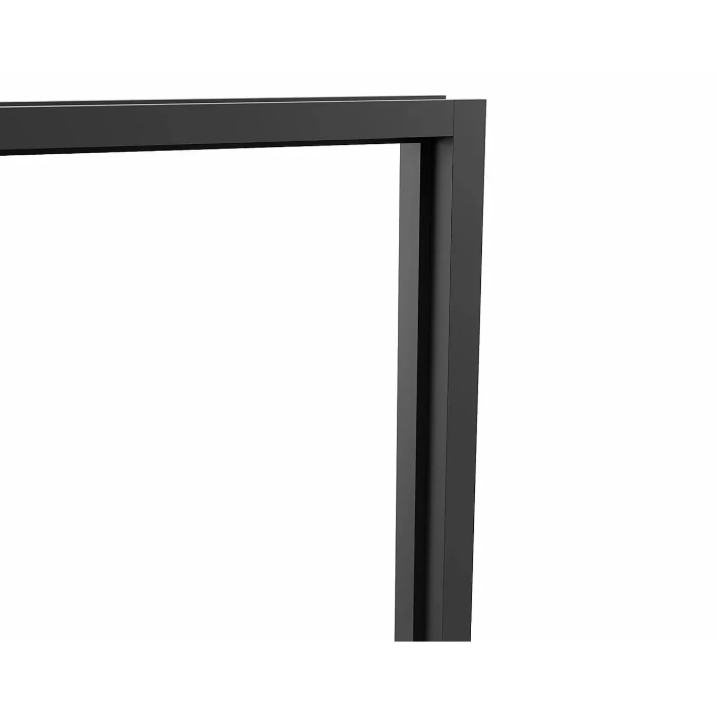 Vente-unique Deur Blok Maseru Zwart - L 83cm X B 3.5cm X H 204cm