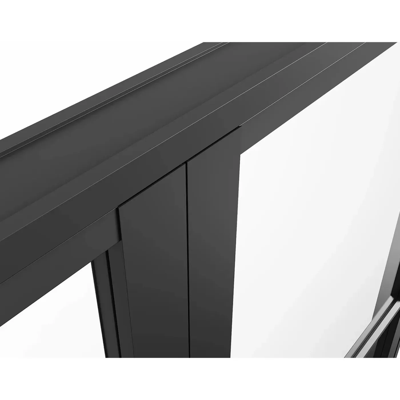 Vente-unique Deur Blok Maseru Zwart - L 83cm X B 3.5cm X H 204cm