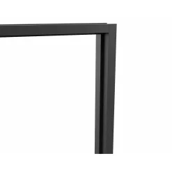 Vente-unique Deur Blok Maseru Zwart - L 83cm X B 3.5cm X H 204cm