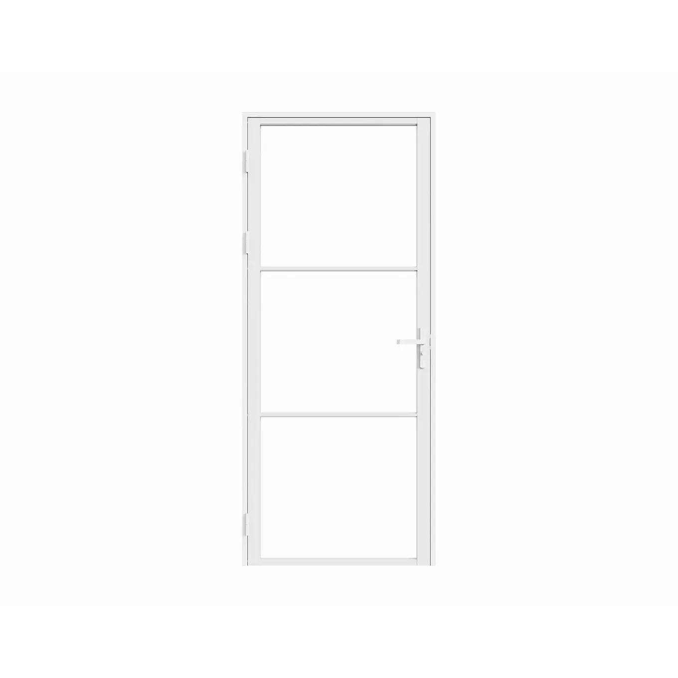 Vente-unique Deur Blok Maseru Wit - L 83cm X B 3.5cm X H 204cm