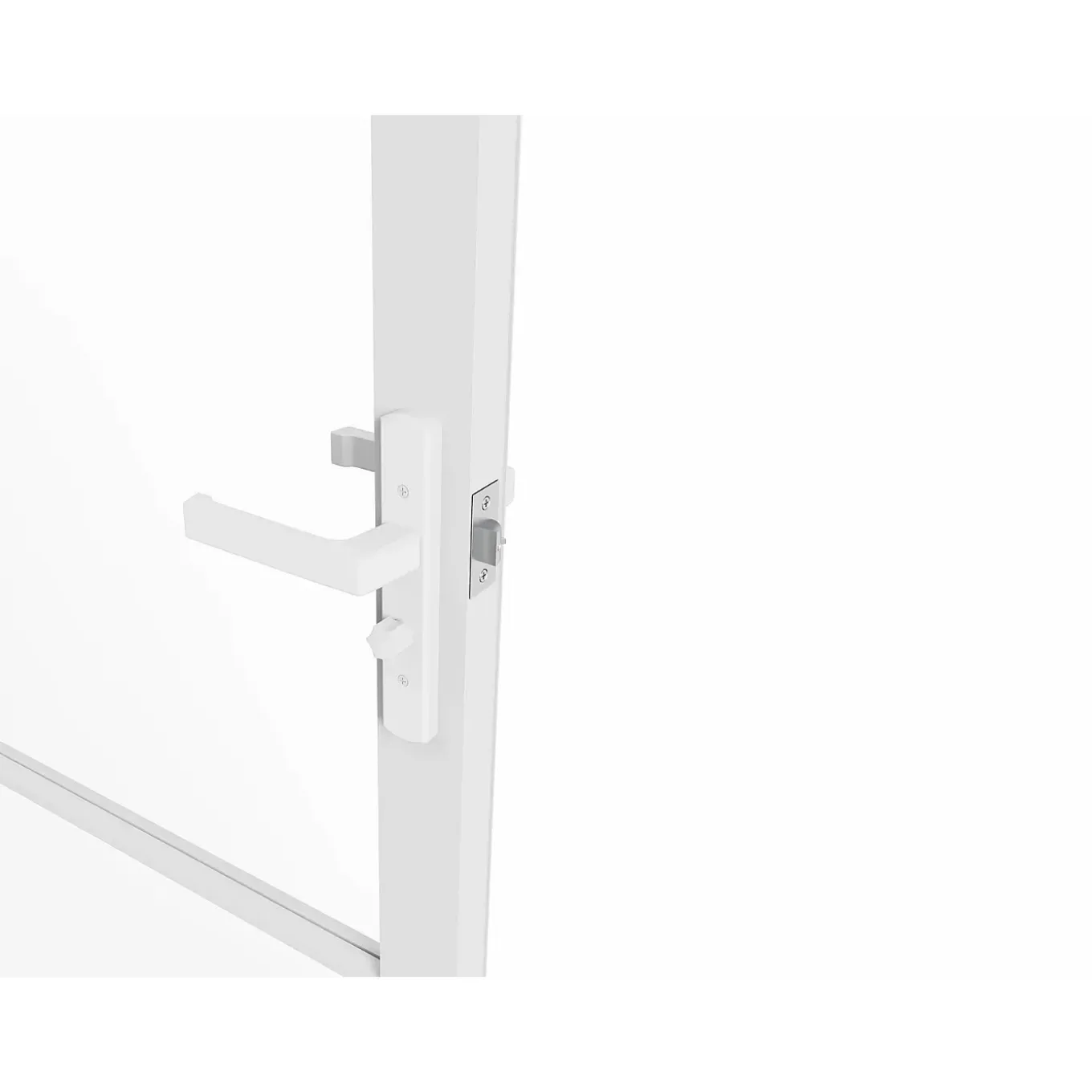 Vente-unique Deur Blok Maseru Wit - L 83cm X B 3.5cm X H 204cm