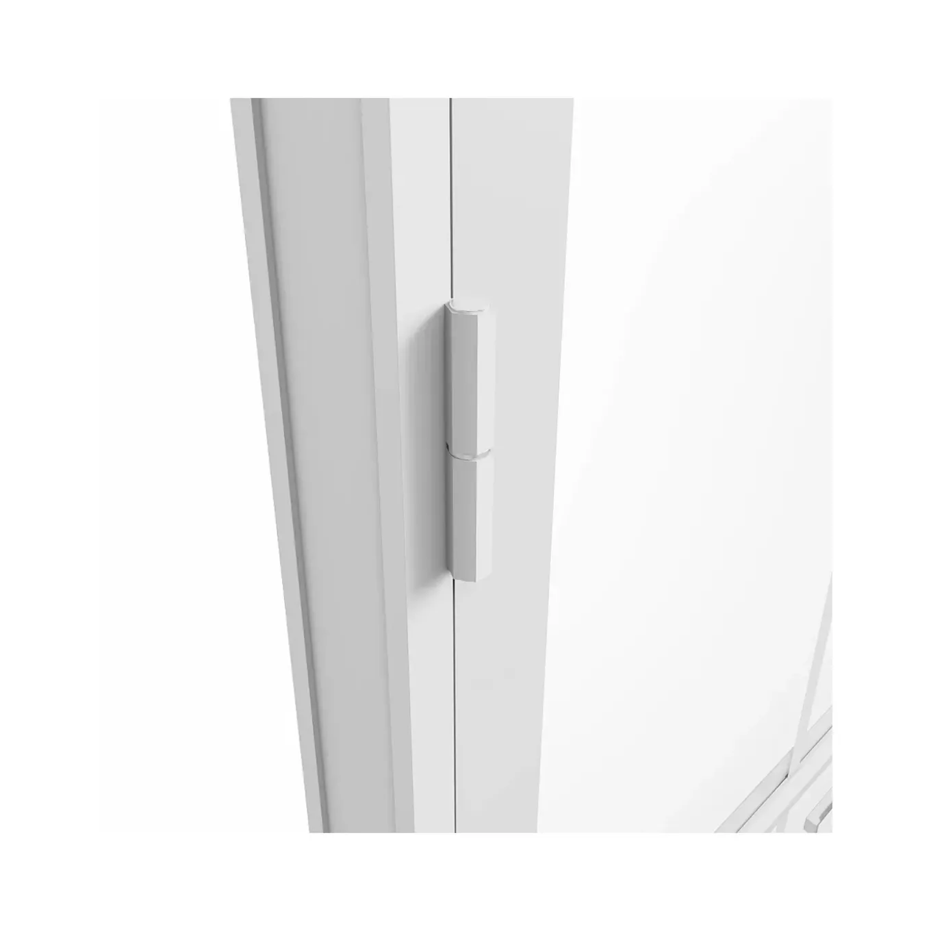 Vente-unique Deur Blok Seroto Wit - L 83cm X B 3.5cm X H 204cm