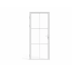 Vente-unique Deur Blok Seroto Wit - L 83cm X B 3.5cm X H 204cm