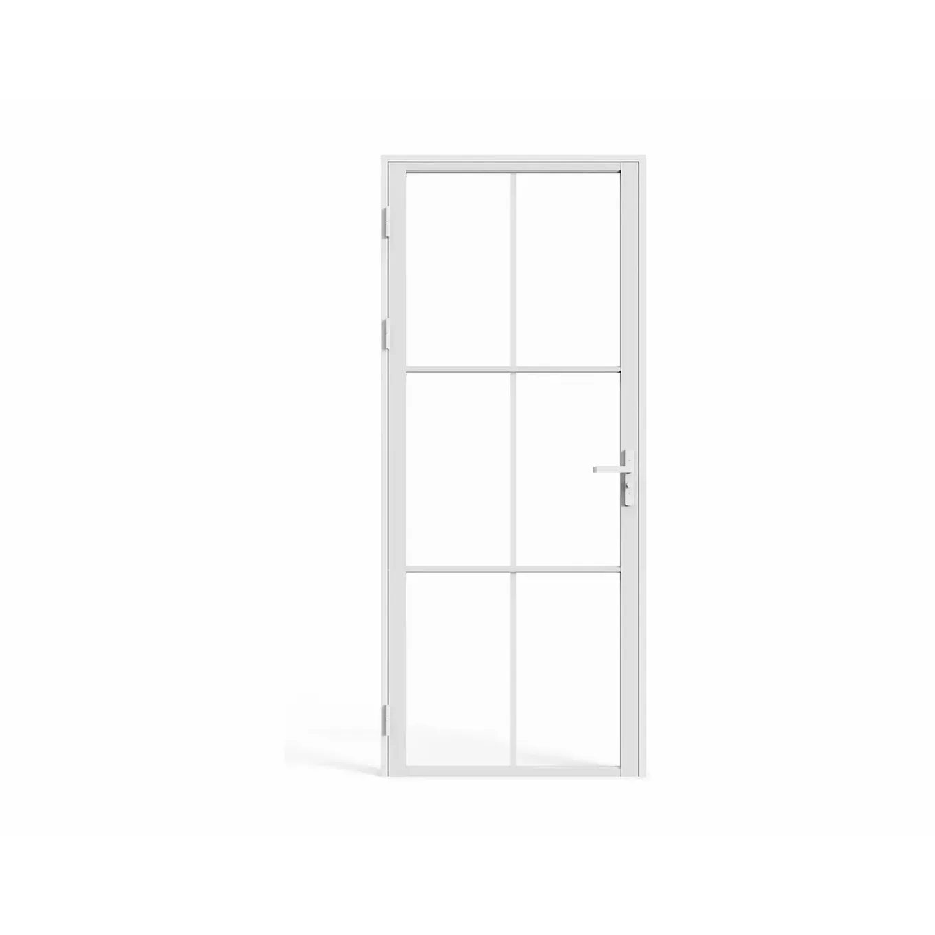 Vente-unique Deur Blok Seroto Wit - L 83cm X B 3.5cm X H 204cm