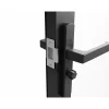 Vente-unique Deur Blok Seroto Zwart - L 73cm X B 3.5cm X H 204cm