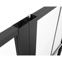 Vente-unique Deur Blok Seroto Zwart - L 73cm X B 3.5cm X H 204cm