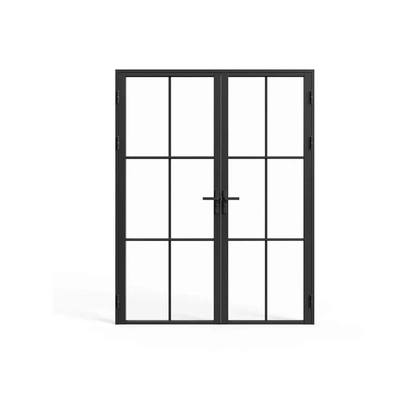 Vente-unique Deur Blok Seroto Zwart - L 73cm X B 3.5cm X H 204cm