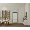 Vente-unique Deur Blok Seroto Zwart - L 83cm X B 3.5cm X H 204cm