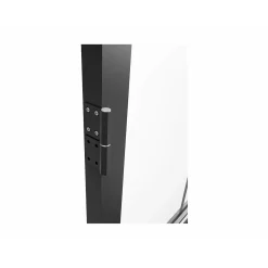 Vente-unique Deur Blok Seroto Zwart - L 83cm X B 3.5cm X H 204cm