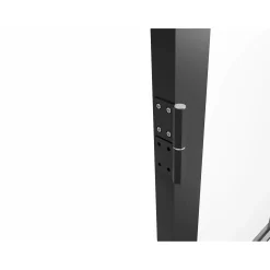 Vente-unique Deur Blok Seroto Zwart - L 83cm X B 3.5cm X H 204cm