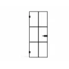 Vente-unique Deur Blok Seroto Zwart - L 93cm X B 0.8cm X H 204cm