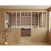 Vente-unique Glazen Binnenraam Bayview Wit - L 4.2cm X B 2.2cm X H 40cm