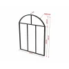 Vente-unique Glazen Binnenraam Arluna Zwart - L 90cm X B 3.5cm X H 130cm