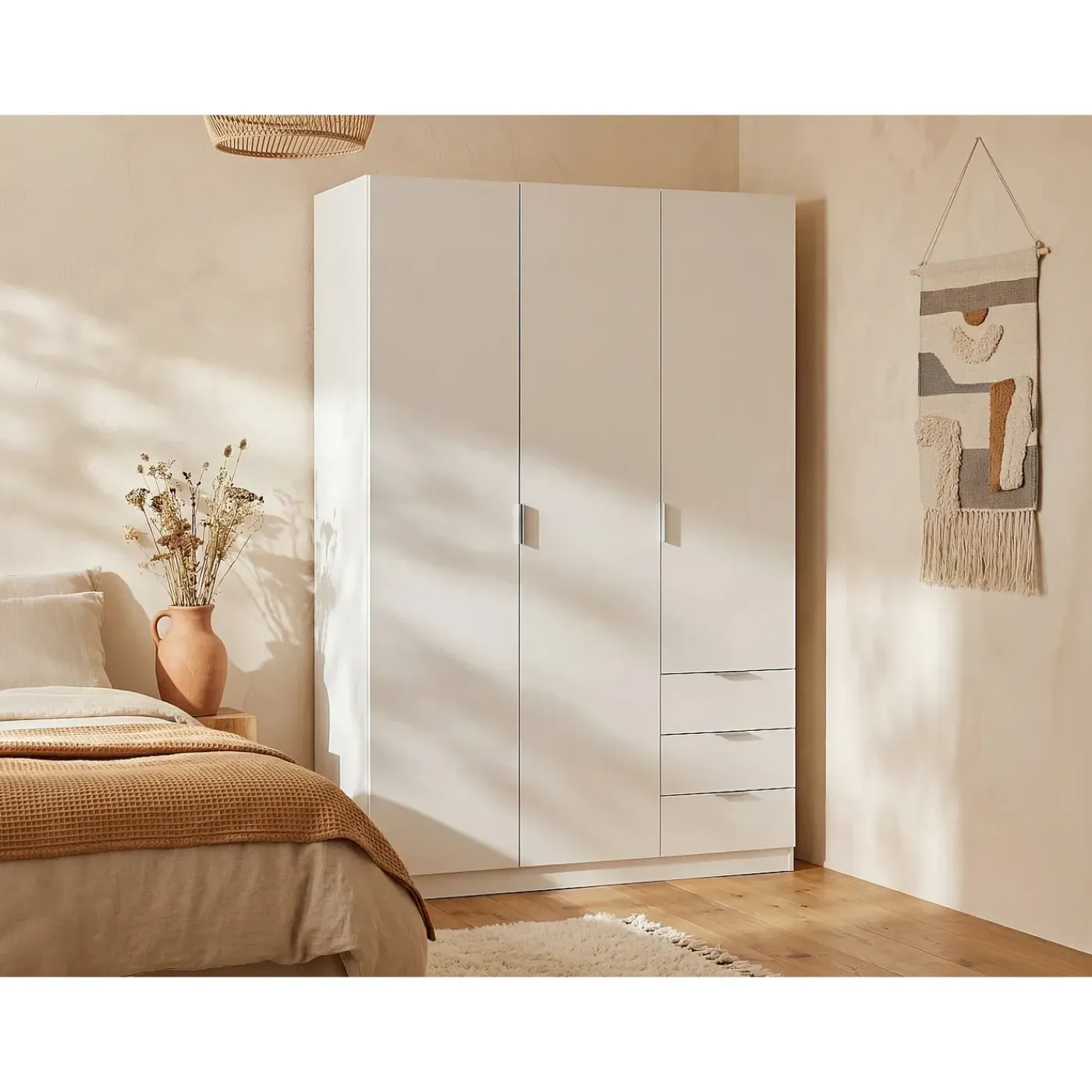 Vente-unique Kast Listowel Wit - L 121cm X B 52cm X H 184cm