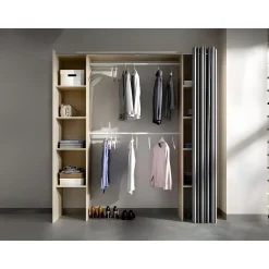 Vente-unique Open Kledingkast Dorian Beige - L 110cm X B 50cm X H 205cm