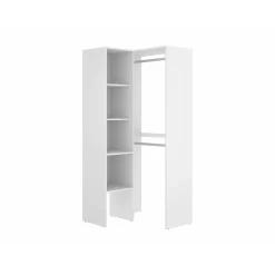 Vente-unique Open Kledingkast Ferdinand Wit - L 79.4cm X B 88.4cm X H 185.5cm